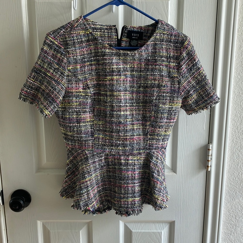 Vici top. Multi colored
